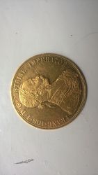 Золотая монета - 4 Дуката Австрия 1915г