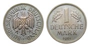 Bundesrepublik Deutschland 1 DM 1961 F Stempelglanz