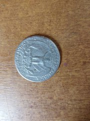  Продам монету QUARTER DOLLAR перевертыш 1967